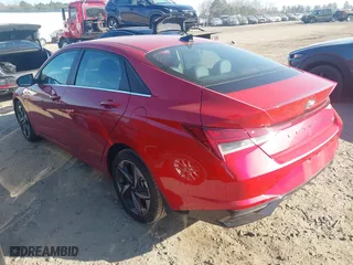 2023 Hyundai Elantra Limited with VIN 5NPLP4AG1PH119250, listed as a IAAI auction lot 41697199 with 16,588 mi miles. Bid and sale history available at carsss.com. Image 3.
