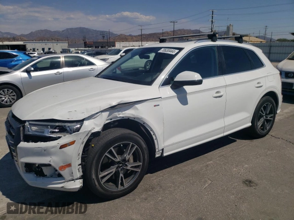 2020 Audi Q5 Premium with VIN WA1G2AFYXL2049169, listed as a Copart auction lot 70630444 with 78,968 mi miles and Salvage Title. Bid and sale history available at carsss.com. Image 1.