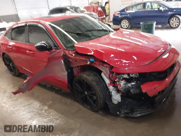 2025 Honda Civic Si with VIN 2HGFE1E50SH470275, listed as a IAAI auction lot 41231631 with 8,882 mi miles and . Bid and sale history available at DreamBid. Image 1.