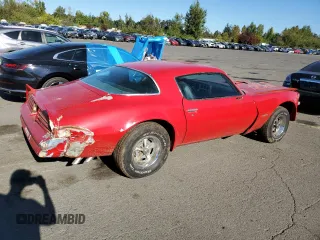 1975 Pontiac Firebird z VIN 2U87S5N582923, wystawiony jako Copart lot #72821784 z przebiegiem 37 718 mil mil oraz Tytuł czysty. Historia ofert i sprzedaży dostępna na DreamBid. Obrazek 3.