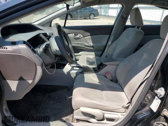 2012 Honda Civic LX z VIN 19XFB2F50CE051626, wystawiony jako Copart lot #59477235 z przebiegiem 126 225 mil mil oraz Szkoda całkowita • Salvage title. Historia ofert i sprzedaży dostępna na DreamBid. Obrazek 7.