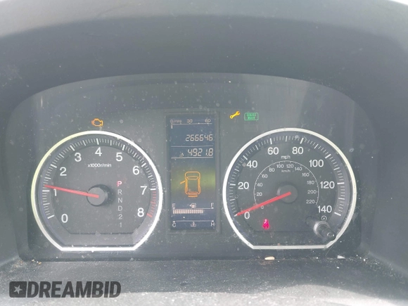 2010 Honda CR-V LX with VIN 5J6RE4H30AL095457, listed as a IAAI auction lot 42706319 with 266,646 mi miles and . Bid and sale history available at DreamBid. Image 7.
