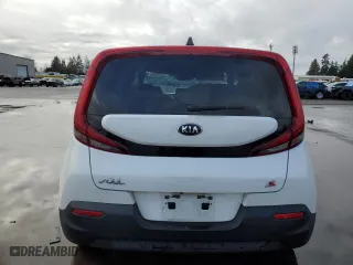 2021 Kia Soul S with VIN KNDJ23AU4M7740780, listed as a Copart auction lot 45237885 with 37,356 mi miles and Salvage Title. Bid and sale history available at carsss.com. Image 6.