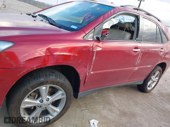 2008 Lexus RX 400h with VIN JTJGW31U082851762, listed as a IAAI auction lot 41232400 with 104,326 mi miles and . Bid and sale history available at DreamBid. Image 12.