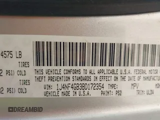 2011 Jeep Patriot Latitude X with VIN 1J4NF4GB3BD172354, listed as a IAAI auction lot 42189978 with 147,266 mi miles and . Bid and sale history available at DreamBid. Image 9.