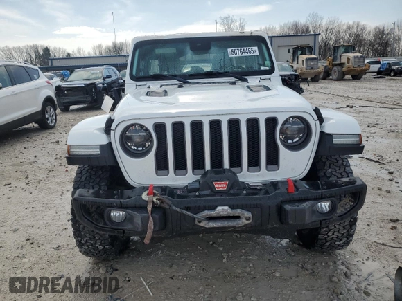 2019 Jeep Wrangler Unlimited Rubicon with VIN 1C4HJXFG3KW640345, listed as a Copart auction lot 50764465 with 131,618 mi miles and Clean title. Bid and sale history available at DreamBid. Image 5.