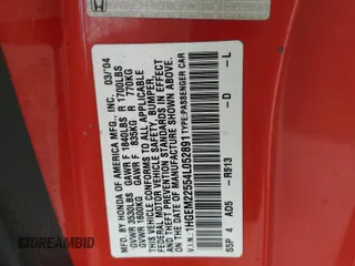 2004 Honda Civic LX with VIN 1HGEM22554L052891, listed as a Copart auction lot 79834094 with Not Provided miles and Clean Title. Bid and sale history available at carsss.com. Image 12.