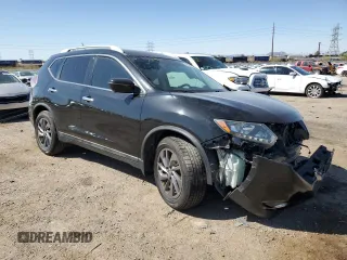 2016 Nissan Rogue SL with VIN 5N1AT2MT9GC787787, listed as a Copart auction lot 49682185 with 93,424 mi miles and Salvage Title. Bid and sale history available at carsss.com. Image 4.