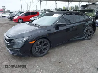 2020 Honda Civic Sedan Sport with VIN 2HGFC2F82LH592254, listed as a IAAI auction lot 41903524 with 69,221 mi miles. Bid and sale history available at carsss.com. Image 2.