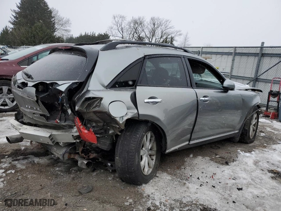 2006 Infiniti FX35 with VIN JNRAS08W26X211580, listed as a Copart auction lot 85971554 with 0 mi miles and Salvage Title. Bid and sale history available at carsss.com. Image 3.