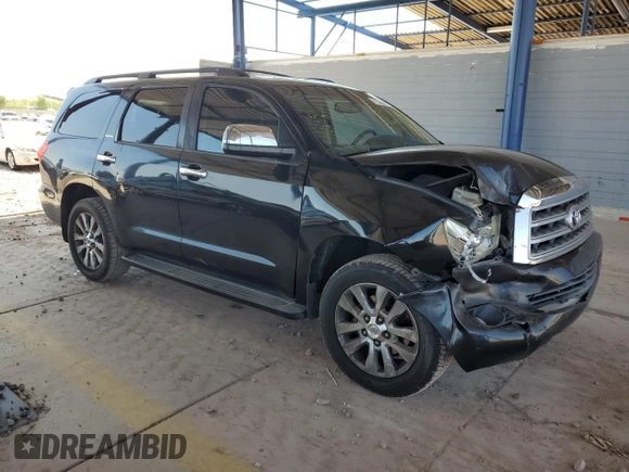 2012 Toyota Sequoia Limited with VIN 5TDJY5G1XCS066467, listed as a Copart auction lot 71124024 with 153,349 mi miles and Salvage Title. Bid and sale history available at carsss.com. Image 4.