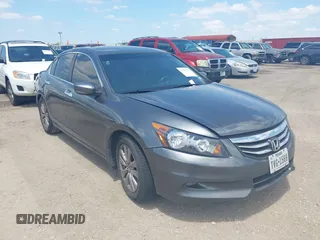 2012 Honda Accord EX-L z VIN 1HGCP3F88CA001808, wystawiony jako IAAI lot #42375552 z przebiegiem Nie podano mil oraz . Historia ofert i sprzedaży dostępna na DreamBid. Obrazek 1.