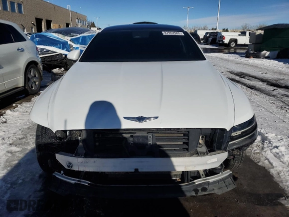 2021 Genesis G80 2.5T with VIN KMTGB4SC6MU044687, listed as a Copart auction lot 87952985 with 80,141 mi miles and Salvage Title. Bid and sale history available at DreamBid. Image 5.