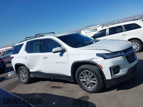 2023 Chevrolet Traverse LT Cloth with VIN 1GNERGKW4PJ130588, listed as a IAAI auction lot 41883308 with 78,792 mi miles and . Bid and sale history available at DreamBid. Image 13.