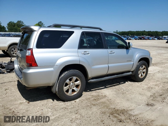2008 Toyota 4Runner SR5 with VIN JTEZU14R780098672, listed as a Copart auction lot 55787325 with Not provided miles and Salvage title. Bid and sale history available at DreamBid. Image 3.