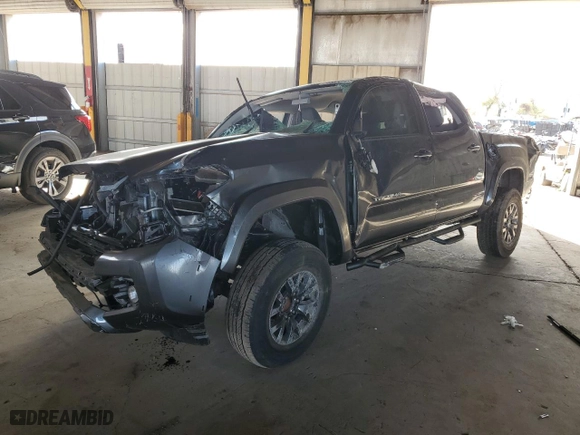 2023 Toyota Tacoma 2WD SR5 with VIN 3TMAZ5CN2PM202845, listed as a Copart auction lot 48636725 with 21,774 mi miles and Salvage Title. Bid and sale history available at carsss.com. Image 1.