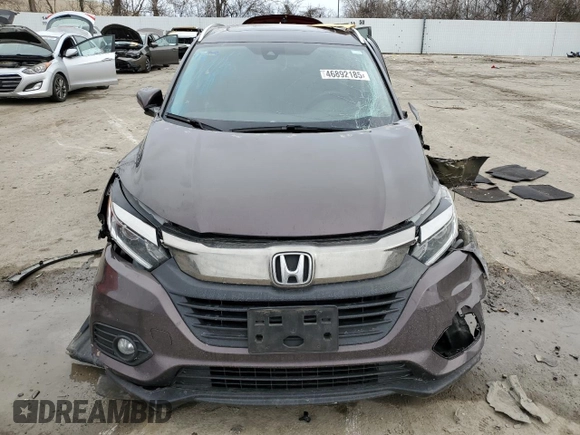 2022 Honda HR-V EX-L with VIN 3CZRU6H78NM725151, listed as a Copart auction lot 46892185 with 68,588 mi miles and Salvage Title. Bid and sale history available at carsss.com. Image 5.