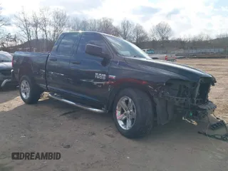 2013 Ram 1500 Tradesman with VIN 1C6RR6FT6DS617616, listed as a IAAI auction lot 41419265 with 134,741 mi miles and . Bid and sale history available at DreamBid. Image 1.