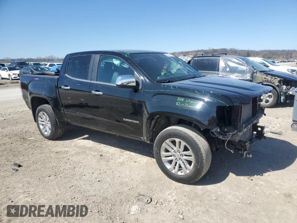2018 GMC Canyon 4WD SLT with VIN 1GTG6DEN9J1216871, listed as a Copart auction lot 50034345 with 64,868 mi miles and Salvage Title. Bid and sale history available at carsss.com. Image 4.