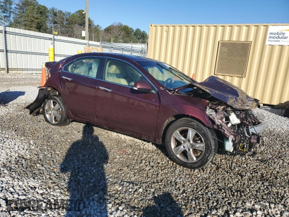 2012 Acura TSX with VIN JH4CU2F47CC011490, listed as a Copart auction lot 87391274 with 252,131 mi miles and Non Repairable. Bid and sale history available at carsss.com. Image 4.