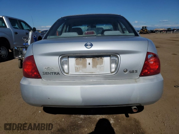 2006 Nissan Sentra S z VIN 3N1CB51D96L461993, wystawiony jako Copart lot #57934545 z przebiegiem 191 115 mil mil oraz Szkoda całkowita • Salvage title. Historia ofert i sprzedaży dostępna na DreamBid. Obrazek 6.