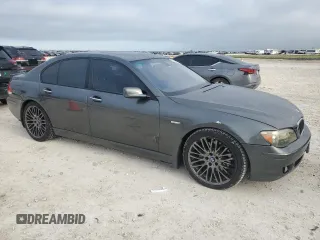 2006 BMW 7 Series 750i with VIN WBAHL835X6DT05231, listed as a Copart auction lot 52806995 with 101,357 mi miles and Salvage Title. Bid and sale history available at carsss.com. Image 4.