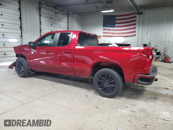 2024 Chevrolet Silverado 1500 with VIN 1GCRDEED2RZ401790, listed as a Copart auction lot 50150575 with 7,244 mi miles and Salvage Title. Bid and sale history available at DreamBid. Image 2.
