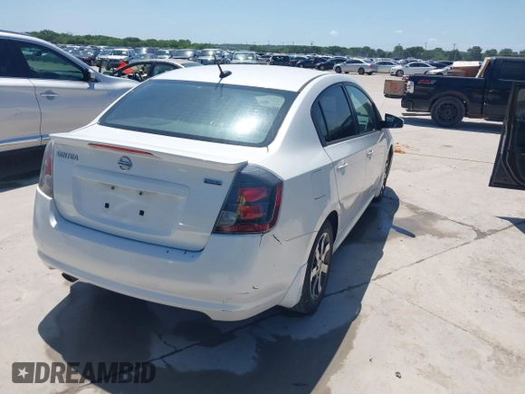 2012 Nissan Sentra S with VIN 3N1AB6AP8CL766355, listed as a IAAI auction lot 42525593 with 120,916 mi miles and . Bid and sale history available at DreamBid. Image 4.