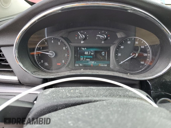 2018 Buick Encore Preferred with VIN KL4CJASB8JB625194, listed as a Copart auction lot 52187095 with 137,580 mi miles and Salvage Title. Bid and sale history available at DreamBid. Image 9.