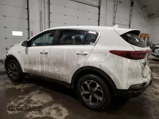 2020 Kia Sportage LX with VIN KNDPMCAC7L7661985, listed as a Copart auction lot 46394705 with 74,755 mi miles and Salvage Title. Bid and sale history available at carsss.com. Image 2.