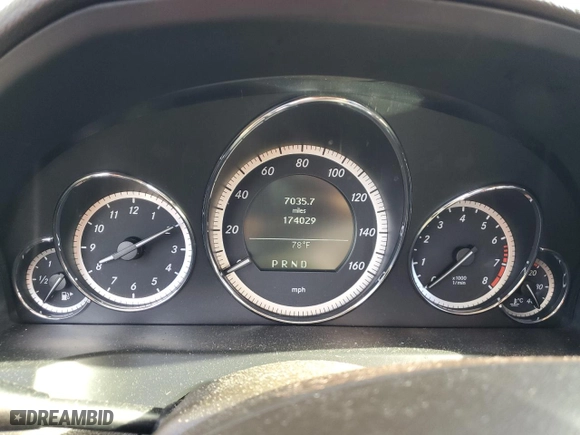 2011 Mercedes-Benz E-Class E 350 with VIN WDDKJ5GB7BF082552, listed as a Copart auction lot 51094505 with 174,029 mi miles and Salvage Title. Bid and sale history available at carsss.com. Image 9.