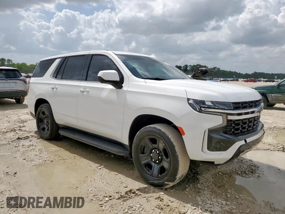 2024 Chevrolet Tahoe Commercial with VIN 1GNSCLED1RR178853, listed as a Copart auction lot 61060615 with 16,145 mi miles and Salvage title. Bid and sale history available at DreamBid. Image 4.