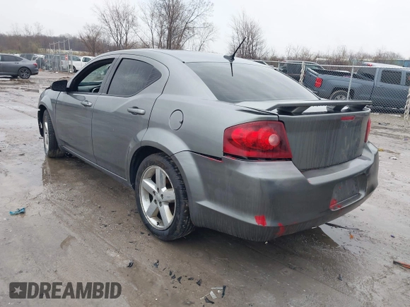 2013 Dodge Avenger SE with VIN 1C3CDZAB5DN563953, listed as a IAAI auction lot 41996115 with 112,040 mi miles. Bid and sale history available at carsss.com. Image 3.