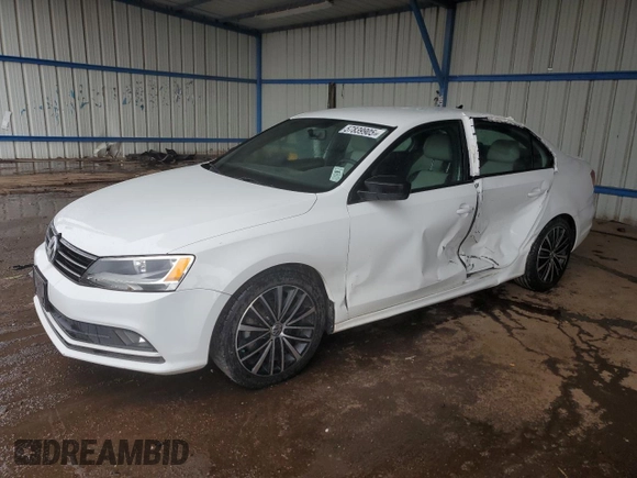 2016 Volkswagen Jetta Sport with VIN 3VWB17AJ7GM266075, listed as a Copart auction lot 57839905 with 68,158 mi miles and Clean title. Bid and sale history available at DreamBid. Image 1.