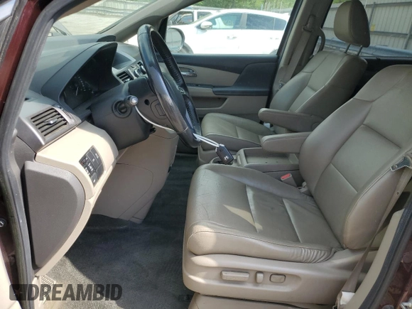 2014 Honda Odyssey EX-L with VIN 5FNRL5H60EB025526, listed as a Copart auction lot 57391215 with 153,758 mi miles and Salvage title. Bid and sale history available at DreamBid. Image 7.