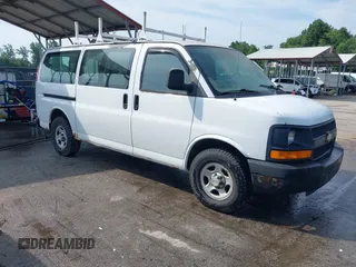 2007 Chevrolet Express Cargo with VIN 1GCFG15X671238277, listed as a IAAI auction lot 42595354 with 152,287 mi miles and . Bid and sale history available at DreamBid. Image 1.