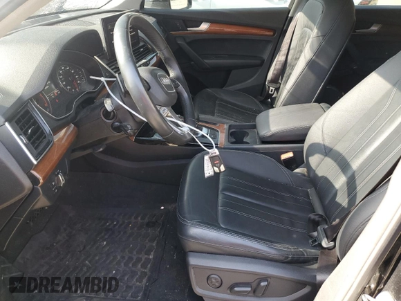 2023 Audi Q5 Premium with VIN WA1ABAFY9P2039132, listed as a Copart auction lot 54723375 with 83,135 mi miles and Salvage title. Bid and sale history available at DreamBid. Image 7.