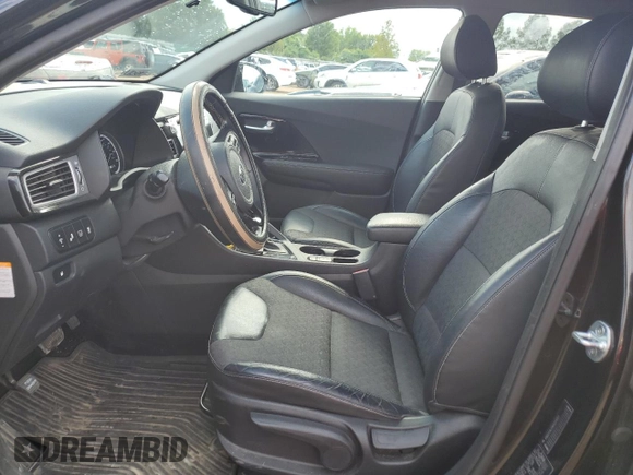 2019 Kia Niro EX with VIN KNDCC3LC5K5221157, listed as a Copart auction lot 63677343 with 128,393 mi miles and Salvage Title. Bid and sale history available at carsss.com. Image 7.