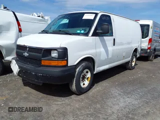2014 Chevrolet Express Cargo Van with VIN 1GCWGFCA0E1205946, listed as a IAAI auction lot 41685687 with 317,212 mi miles. Bid and sale history available at carsss.com. Image 17.