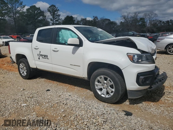2022 Chevrolet Colorado 2WD LT with VIN 1GCGSCEN5N1105004, listed as a Copart auction lot 48079055 with 182,743 mi miles and Salvage title. Bid and sale history available at DreamBid. Image 4.