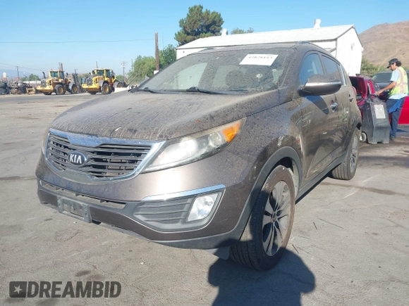 2013 Kia Sportage EX with VIN KNDPC3A23D7465943, listed as a IAAI auction lot 42828113 with 222,309 mi miles and . Bid and sale history available at DreamBid. Image 2.