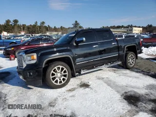 2015 GMC Sierra 1500 Denali with VIN 3GTU2WEC5FG208882, listed as a Copart auction lot 88865435 with 161,355 mi miles and Salvage Title. Bid and sale history available at carsss.com. Image 1.