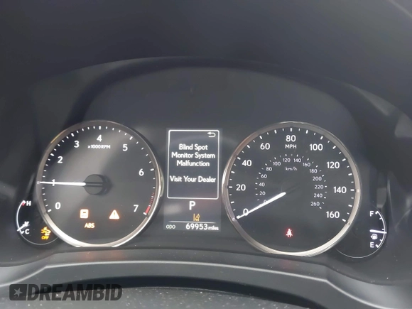 2018 Lexus IS 300 with VIN JTHC81D24J5032802, listed as a IAAI auction lot 41918847 with 69,953 mi miles and . Bid and sale history available at DreamBid. Image 7.