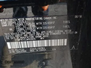2018 Toyota RAV4 XLE with VIN 2T3WFREV2JW483635, listed as a IAAI auction lot 41856177 with 94,710 mi miles. Bid and sale history available at carsss.com. Image 9.