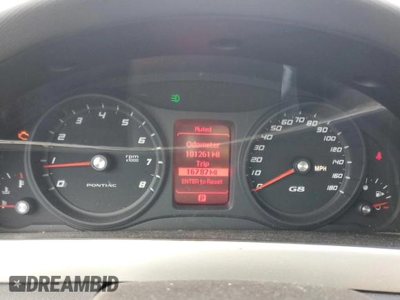2009 Pontiac G8 GT with VIN 6G2EC57Y99L163125, listed as a Copart auction lot 74357824 with 101,261 mi miles and Salvage Title. Bid and sale history available at carsss.com. Image 9.