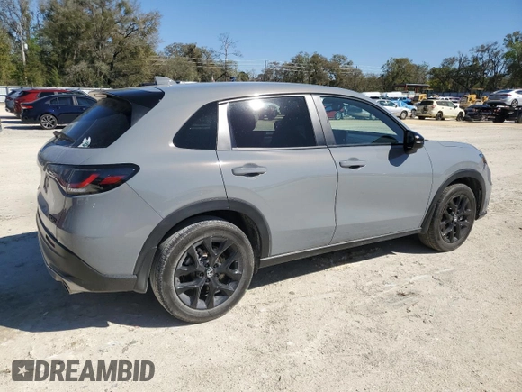 2024 Honda HR-V Sport with VIN 3CZRZ1H54RM708176, listed as a Copart auction lot 48633065 with 36,006 mi miles and Salvage Title. Bid and sale history available at carsss.com. Image 3.