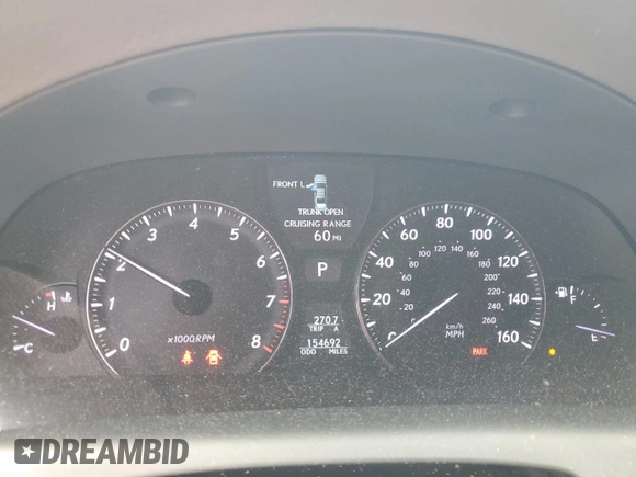 2008 Lexus LS 460 z VIN JTHBL46FX85062005, wystawiony jako Copart lot #60471515 z przebiegiem 154 692 mil mil oraz Nie do naprawy • Non repairable. Historia ofert i sprzedaży dostępna na DreamBid. Obrazek 9.