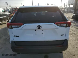 2021 Toyota RAV4 LE with VIN 2T3H1RFV3MW166926, listed as a Copart auction lot 45997315 with 54,244 mi miles and Salvage Title. Bid and sale history available at carsss.com. Image 6.