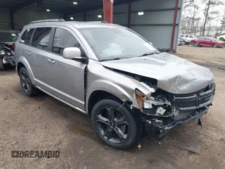 2020 Dodge Journey Crossroad with VIN 3C4PDCGB0LT225974, listed as a IAAI auction lot 41790741 with 73,595 mi miles and . Bid and sale history available at carsss.com. Image 1.