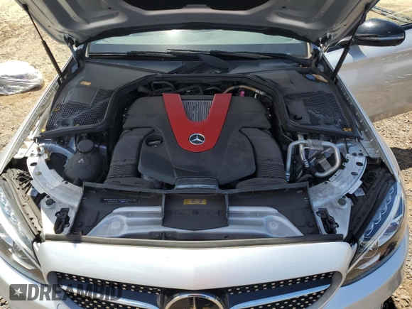 2016 Mercedes-Benz C 450 AMG with VIN 55SWF6EB7GU132835, listed as a Copart auction lot 54078565 with 25,803 mi miles and Clean title. Bid and sale history available at DreamBid. Image 11.